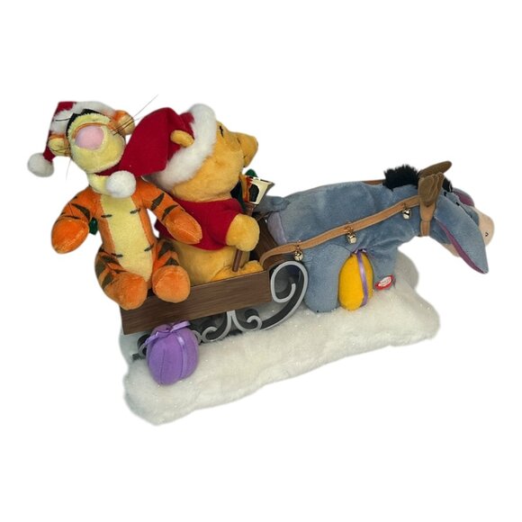 Winnie the Pooh, Tigger, Eeyore, Christmas Sleigh Ride Music Motion Plus… - Picture 2 of 11